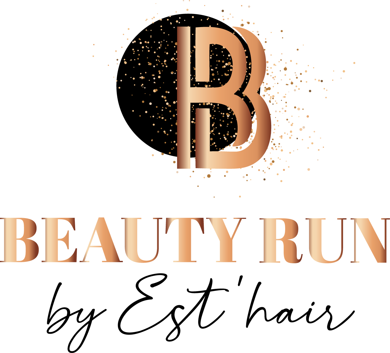 Logo Beauty Run by Est'Hair