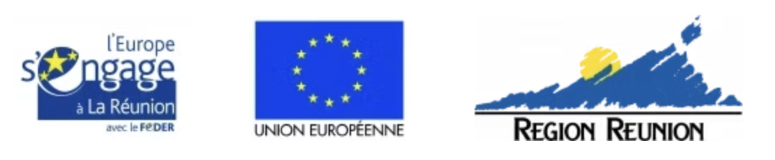 Cofinancé par le FEDER, l'Union européenne et la Région Réunion